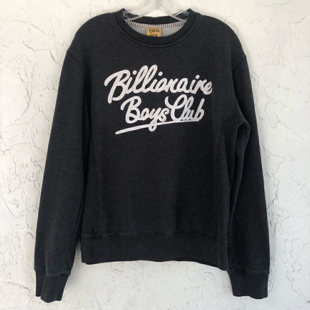 ‎BILLIONAIRE BOYS CLUB Gray Crew Neck Pullover Sweater Size Medium
